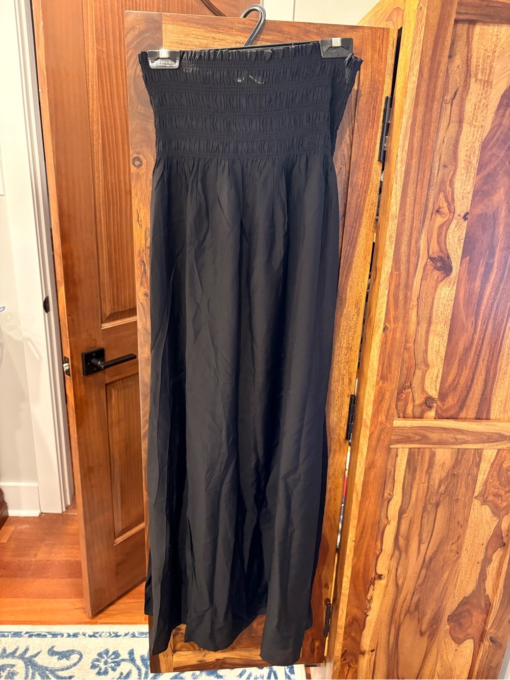 Black maternity dress